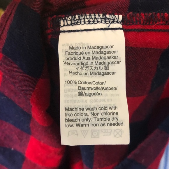 J.CREW MERCANTILE plaid boho bell sleeve shirt 2 - Picture 10 of 14